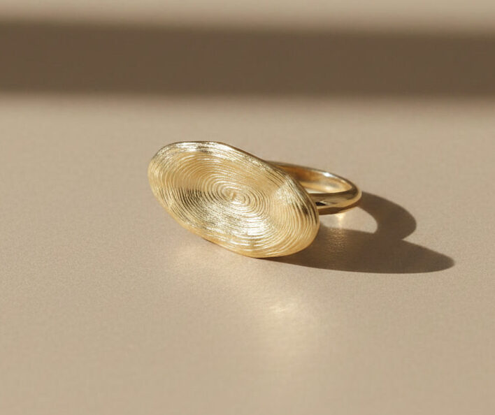 anillo huella