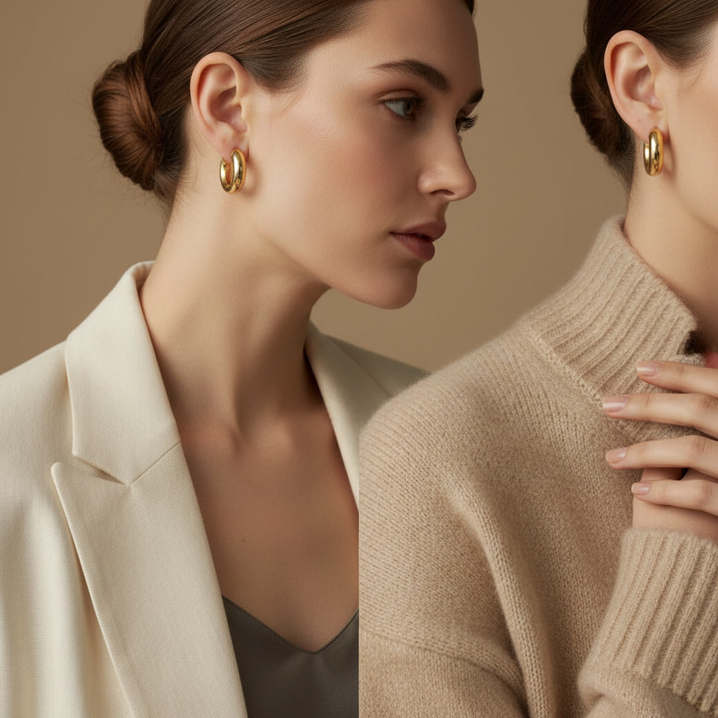 About gemini 2.5 flash image high end fashion photography of a sophisticated model wearing a curated minimali 0 (3)